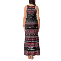 Trinidad and Tobago Tank Maxi Dress Merry Christmas Family and Friends - Wonder Print Shop