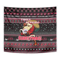 Trinidad and Tobago Tapestry Merry Christmas Family and Friends - Wonder Print Shop
