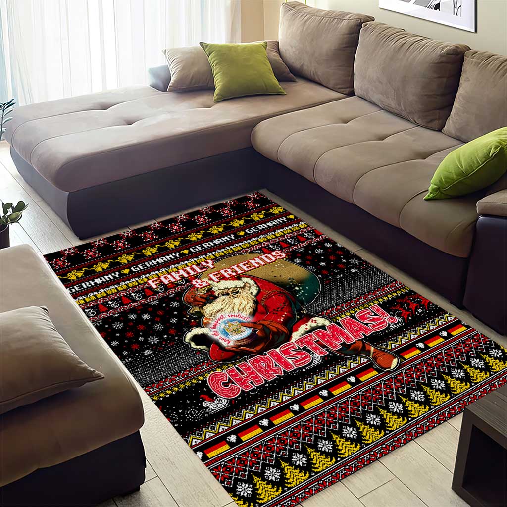 Germany Area Rug Merry Christmas Family and Friends - Wonder Print Shop