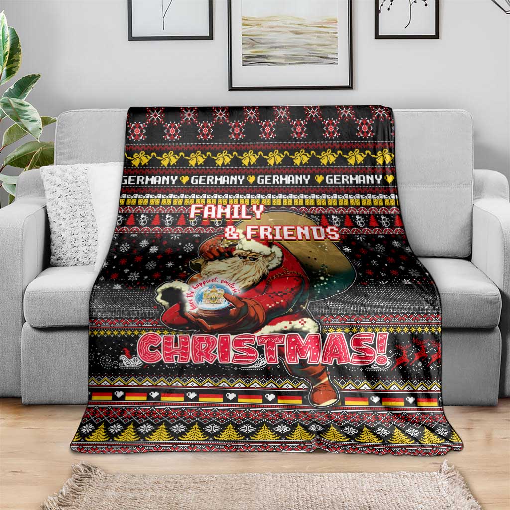 Germany Blanket Merry Christmas Family and Friends