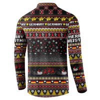 Germany Button Sweatshirt Merry Christmas Family and Friends - Wonder Print Shop