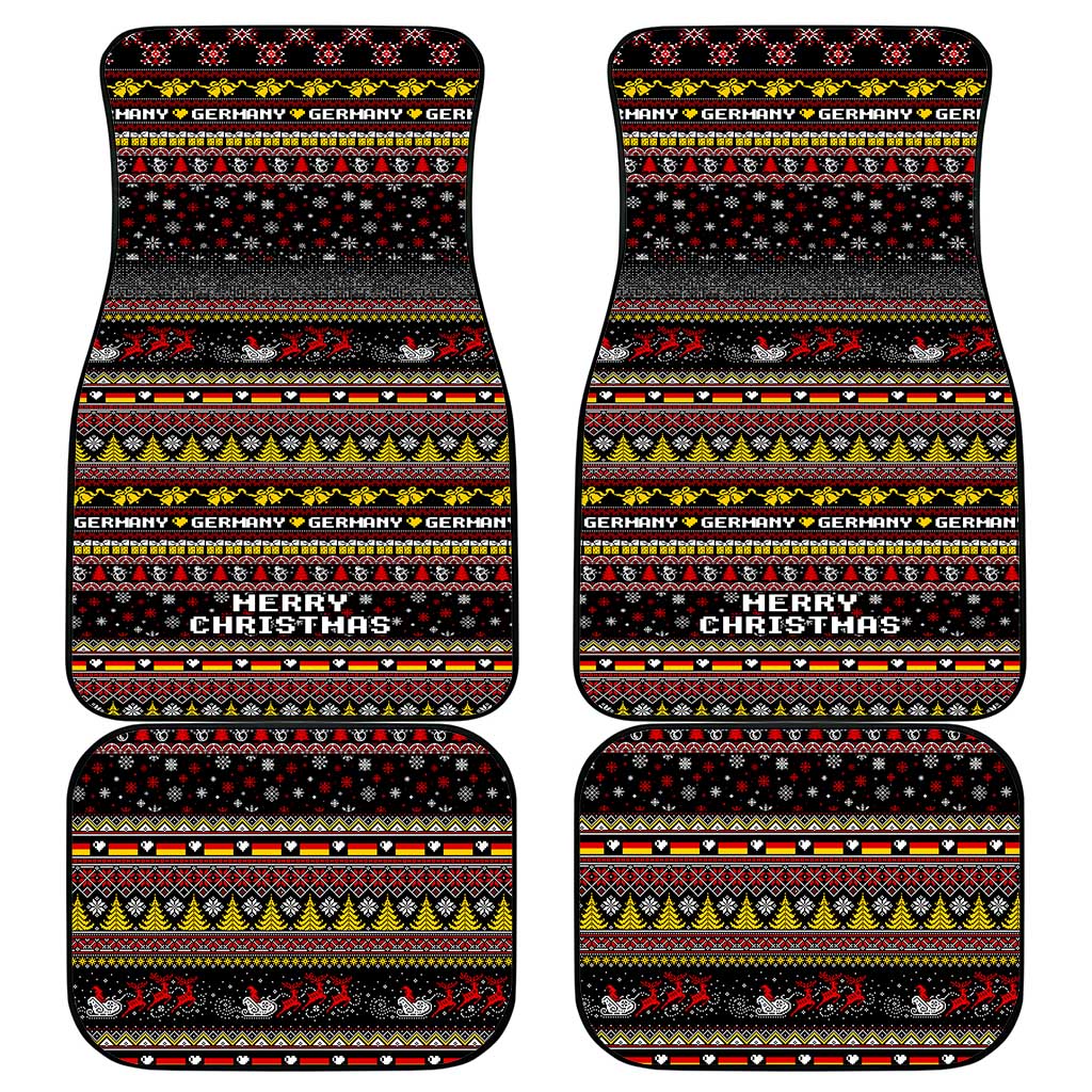 Germany Car Mats Merry Christmas Family and Friends - Wonder Print Shop
