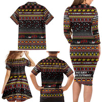 Germany Family Matching Long Sleeve Bodycon Dress and Hawaiian Shirt Merry Christmas Family and Friends - Wonder Print Shop