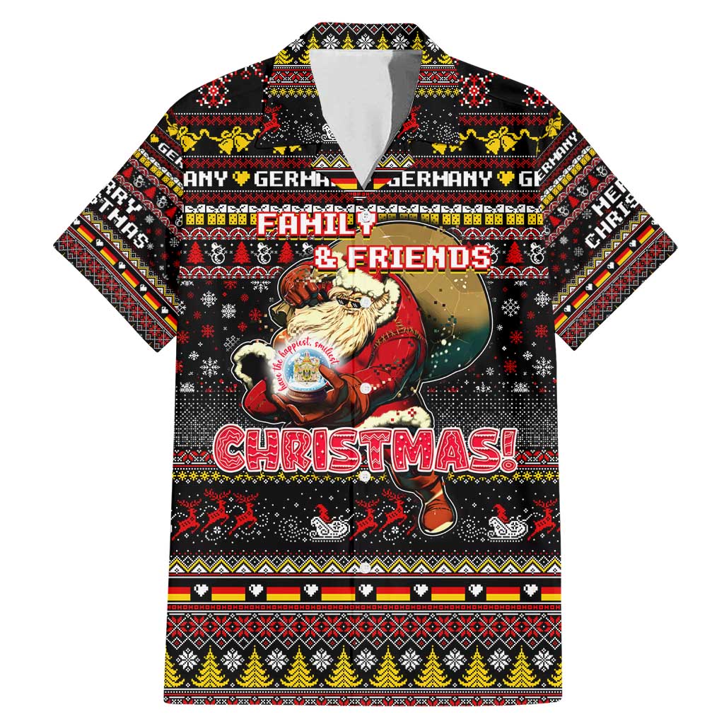 Germany Family Matching Mermaid Dress and Hawaiian Shirt Merry Christmas Family and Friends - Wonder Print Shop