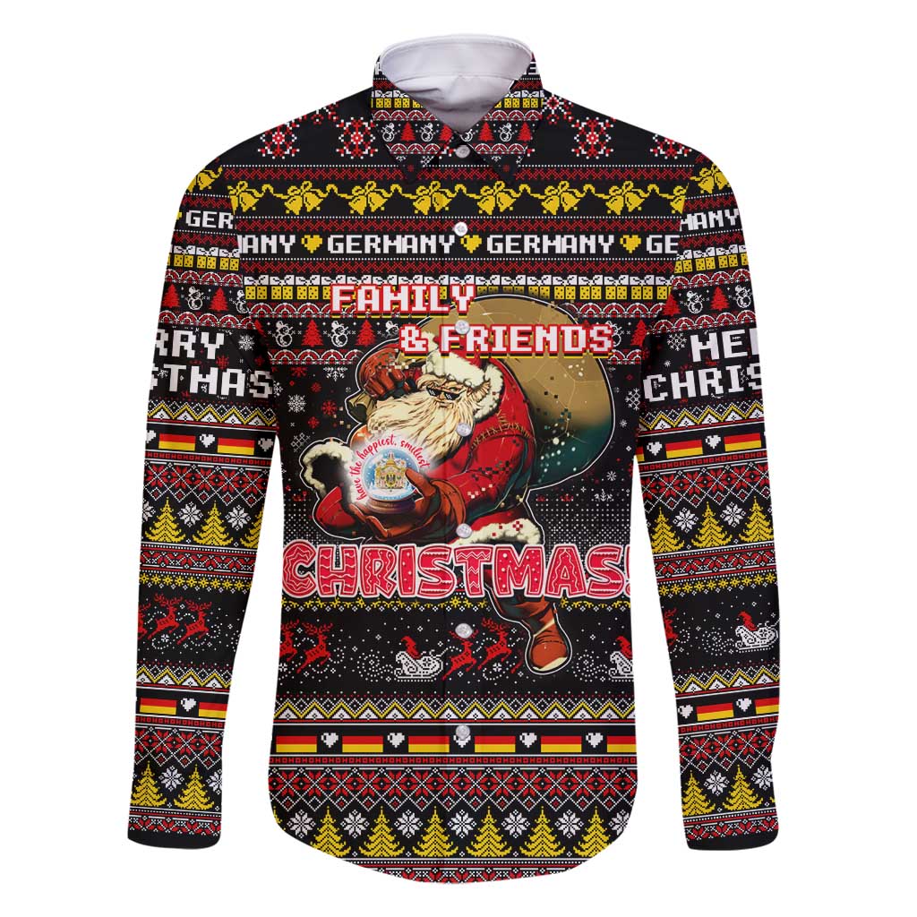 Germany Family Matching Mermaid Dress and Hawaiian Shirt Merry Christmas Family and Friends - Wonder Print Shop