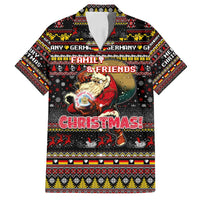 Germany Family Matching Off Shoulder Maxi Dress and Hawaiian Shirt Merry Christmas Family and Friends - Wonder Print Shop