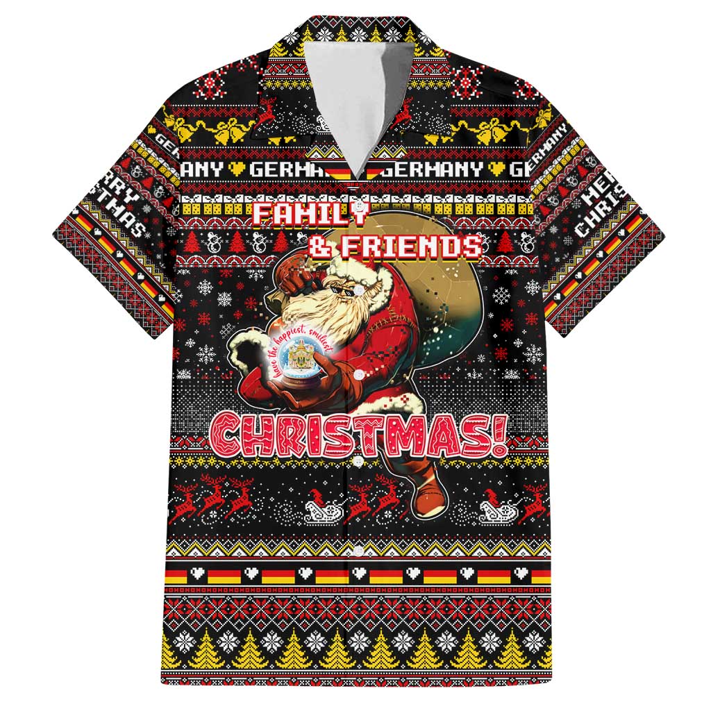 Germany Family Matching Puletasi and Hawaiian Shirt Merry Christmas Family and Friends - Wonder Print Shop