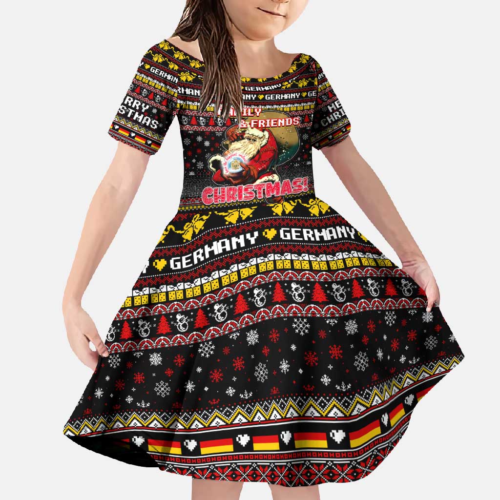 Germany Family Matching Tank Maxi Dress and Hawaiian Shirt Merry Christmas Family and Friends - Wonder Print Shop