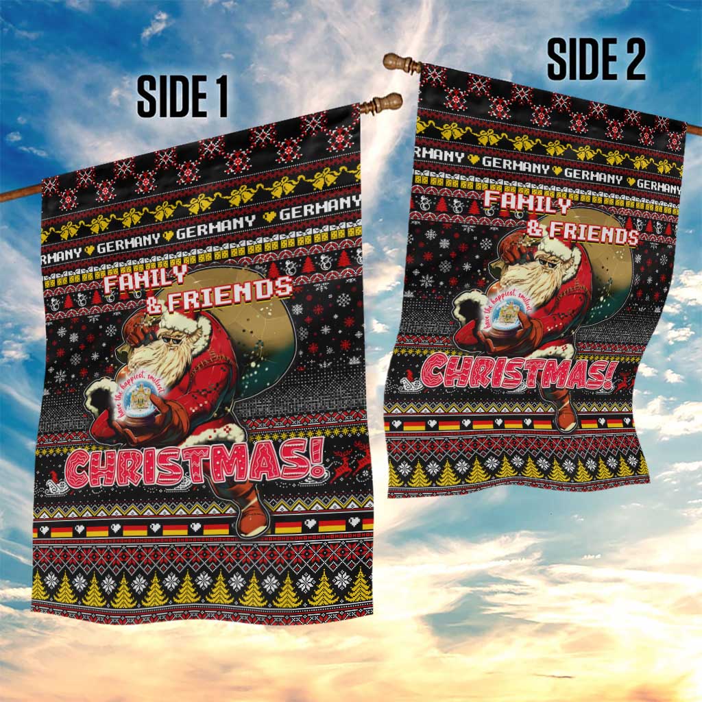 Germany Garden Flag Merry Christmas Family and Friends - Wonder Print Shop