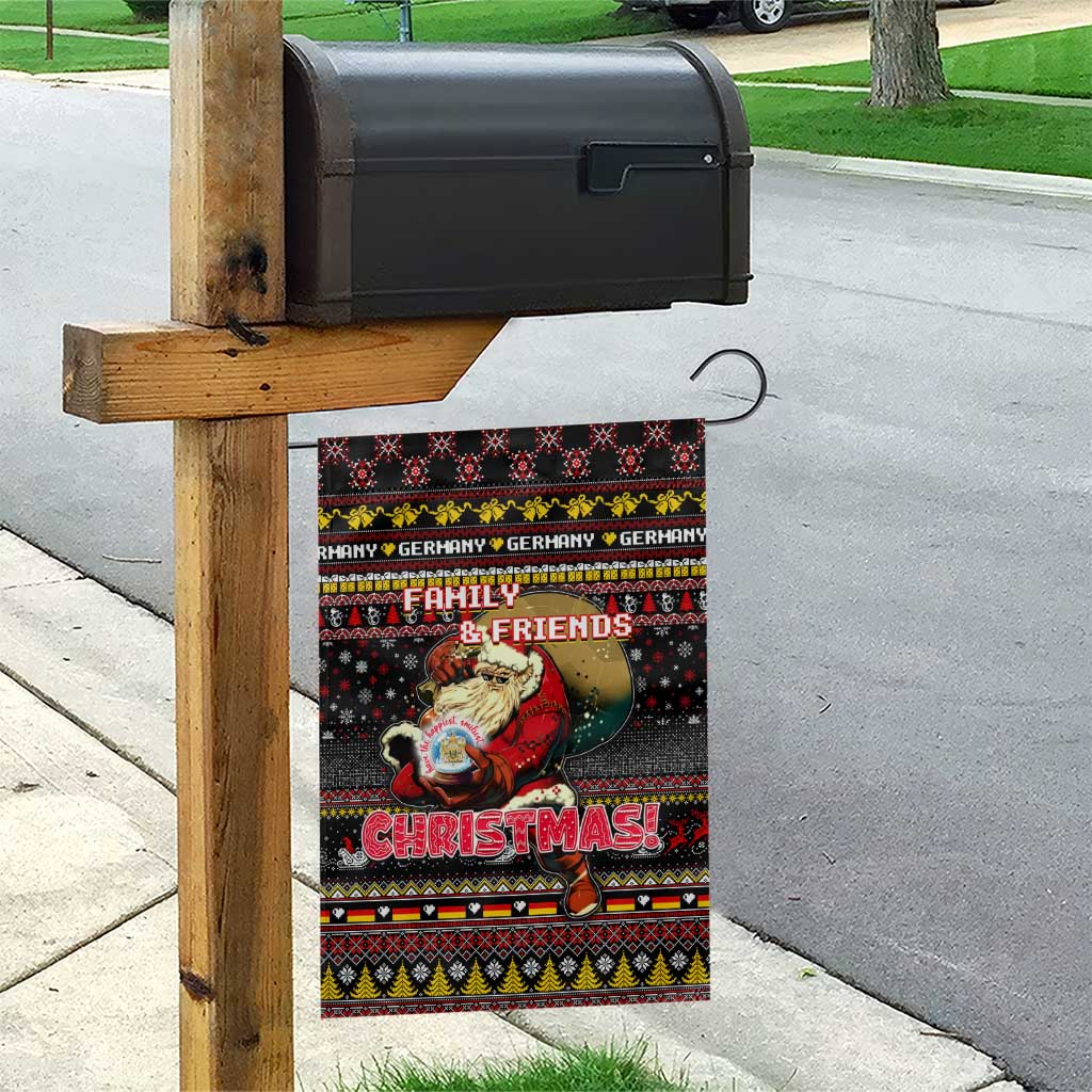 Germany Garden Flag Merry Christmas Family and Friends - Wonder Print Shop