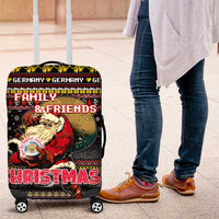 Germany Luggage Cover Merry Christmas Family and Friends - Wonder Print Shop