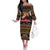 Germany Off The Shoulder Long Sleeve Dress Merry Christmas Family and Friends - Wonder Print Shop
