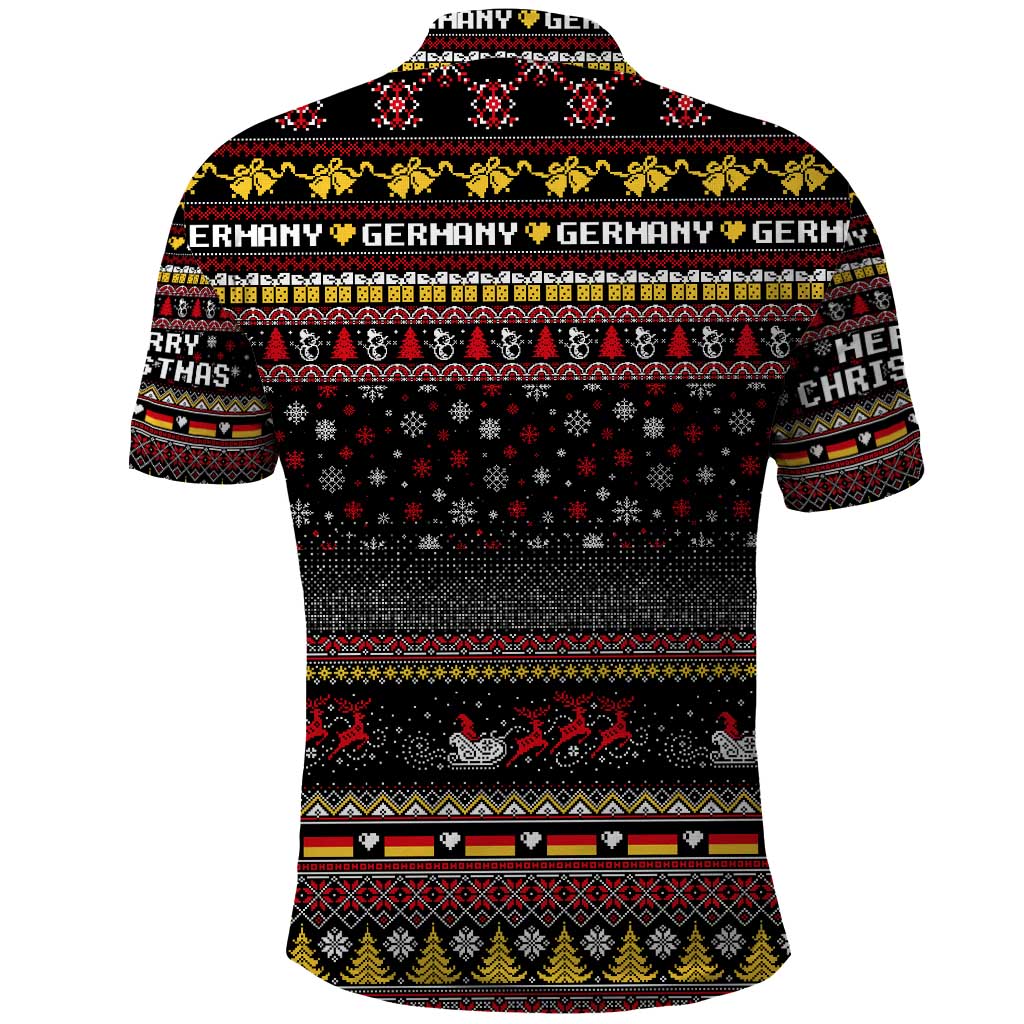 Germany Polo Shirt Merry Christmas Family and Friends - Wonder Print Shop