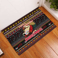 Germany Rubber Doormat Merry Christmas Family and Friends - Wonder Print Shop