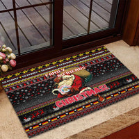 Germany Rubber Doormat Merry Christmas Family and Friends - Wonder Print Shop