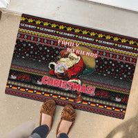 Germany Rubber Doormat Merry Christmas Family and Friends - Wonder Print Shop