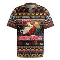 Germany Rugby Jersey Merry Christmas Family and Friends - Wonder Print Shop