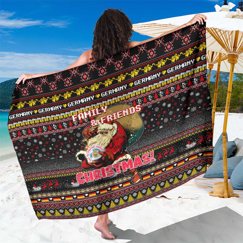 Germany Sarong Merry Christmas Family and Friends - Wonder Print Shop