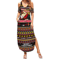 Germany Summer Maxi Dress Merry Christmas Family and Friends - Wonder Print Shop