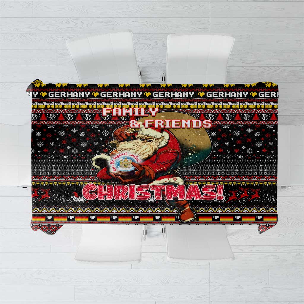 Germany Tablecloth Merry Christmas Family and Friends - Wonder Print Shop