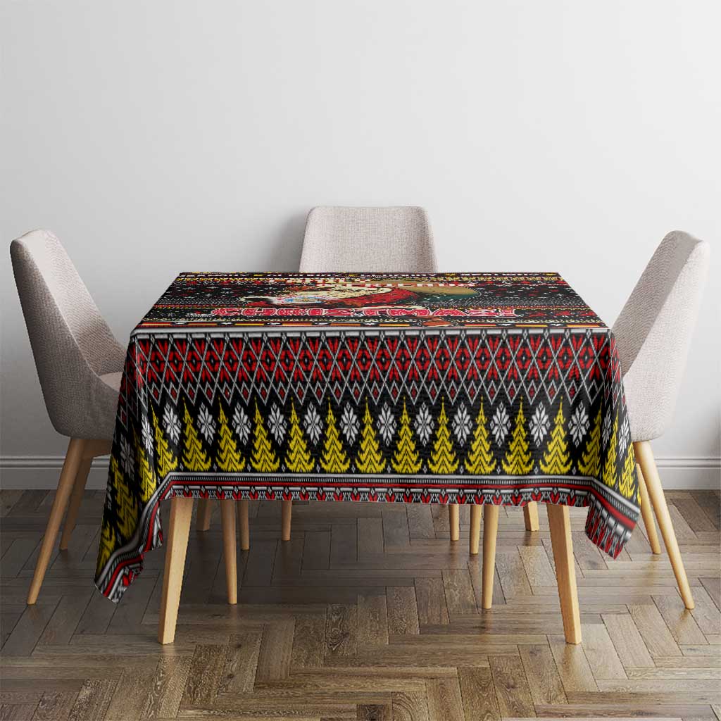 Germany Tablecloth Merry Christmas Family and Friends - Wonder Print Shop