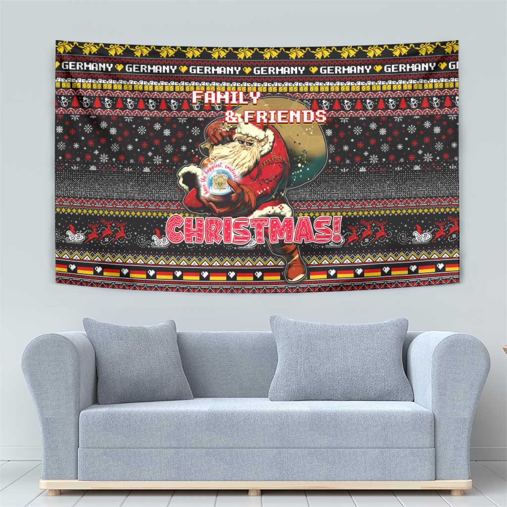 Germany Tapestry Merry Christmas Family and Friends - Wonder Print Shop