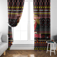 Germany Window Curtain Merry Christmas Family and Friends - Wonder Print Shop