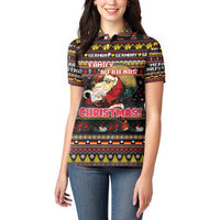 Germany Women Polo Shirt Merry Christmas Family and Friends - Wonder Print Shop