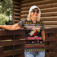 Germany Women Polo Shirt Merry Christmas Family and Friends - Wonder Print Shop