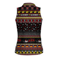 Germany Women Sleeveless Polo Shirt Merry Christmas Family and Friends - Wonder Print Shop