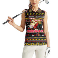 Germany Women Sleeveless Polo Shirt Merry Christmas Family and Friends - Wonder Print Shop