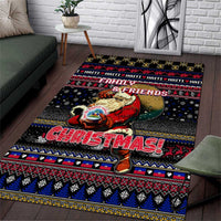 Haiti Area Rug Merry Christmas Family and Friends - Wonder Print Shop