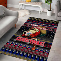 Haiti Area Rug Merry Christmas Family and Friends - Wonder Print Shop