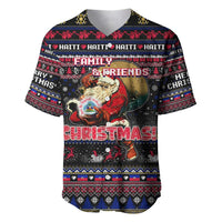 Haiti Baseball Jersey Merry Christmas Family and Friends - Wonder Print Shop