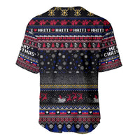 Haiti Baseball Jersey Merry Christmas Family and Friends - Wonder Print Shop