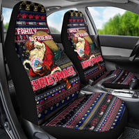 Haiti Car Seat Cover Merry Christmas Family and Friends - Wonder Print Shop