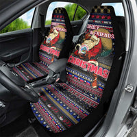 Haiti Car Seat Cover Merry Christmas Family and Friends - Wonder Print Shop