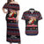 Haiti Couples Matching Off Shoulder Maxi Dress and Hawaiian Shirt Merry Christmas Family and Friends - Wonder Print Shop