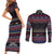 Haiti Couples Matching Short Sleeve Bodycon Dress and Long Sleeve Button Shirt Merry Christmas Family and Friends - Wonder Print Shop