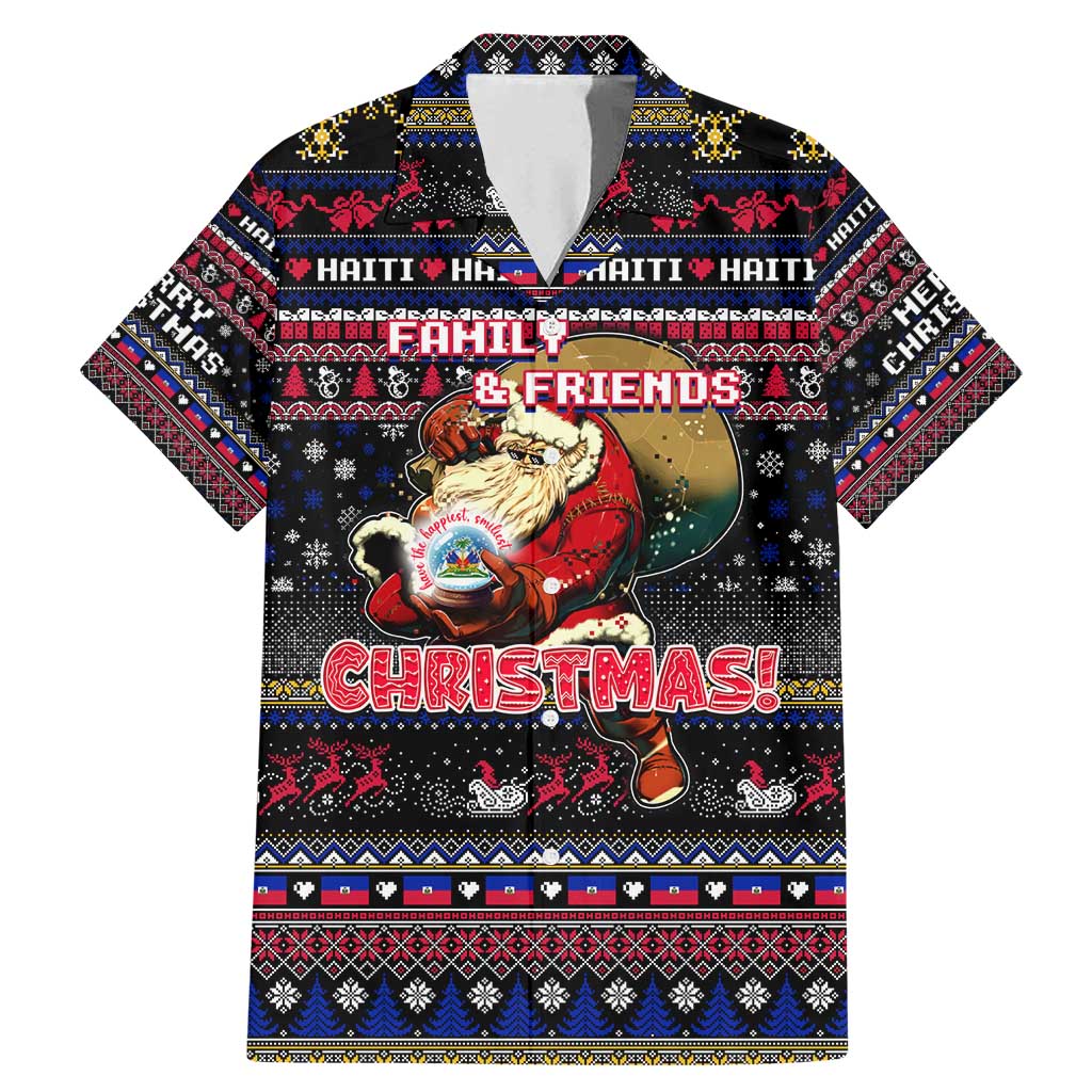 Haiti Family Matching Mermaid Dress and Hawaiian Shirt Merry Christmas Family and Friends - Wonder Print Shop