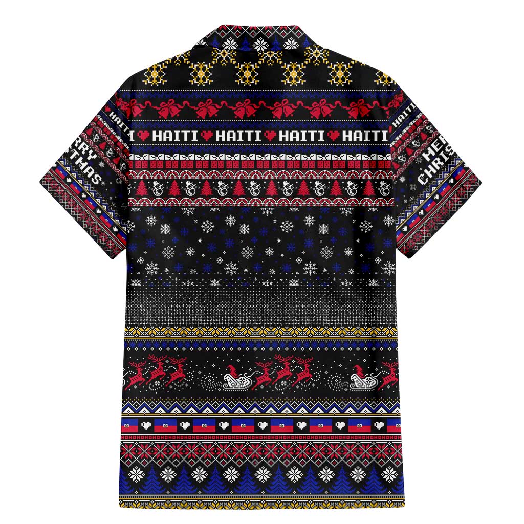 Haiti Family Matching Mermaid Dress and Hawaiian Shirt Merry Christmas Family and Friends - Wonder Print Shop