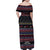 Haiti Family Matching Off Shoulder Maxi Dress and Hawaiian Shirt Merry Christmas Family and Friends - Wonder Print Shop