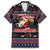 Haiti Family Matching Off Shoulder Short Dress and Hawaiian Shirt Merry Christmas Family and Friends - Wonder Print Shop