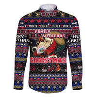 Haiti Family Matching Short Sleeve Bodycon Dress and Hawaiian Shirt Merry Christmas Family and Friends - Wonder Print Shop