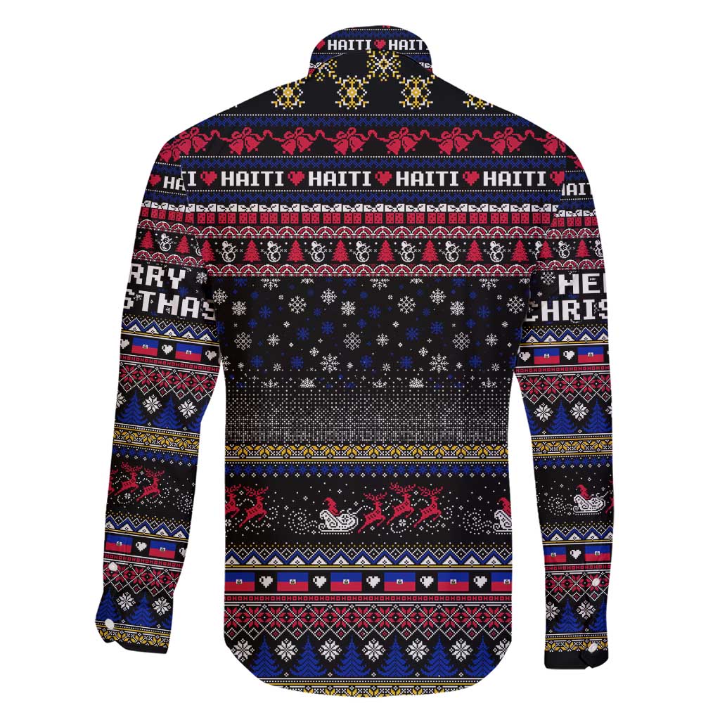 Haiti Family Matching Short Sleeve Bodycon Dress and Hawaiian Shirt Merry Christmas Family and Friends - Wonder Print Shop