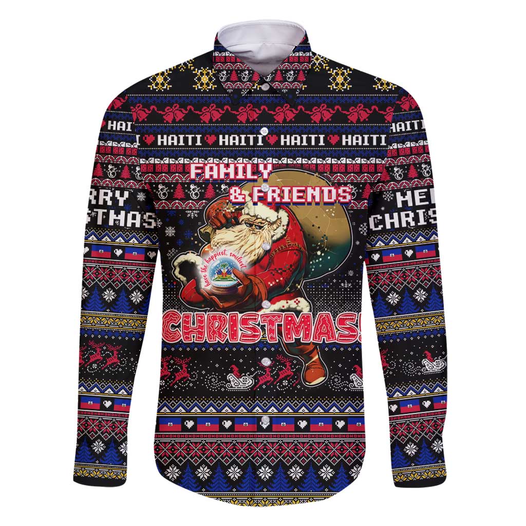 Haiti Family Matching Summer Maxi Dress and Hawaiian Shirt Merry Christmas Family and Friends - Wonder Print Shop