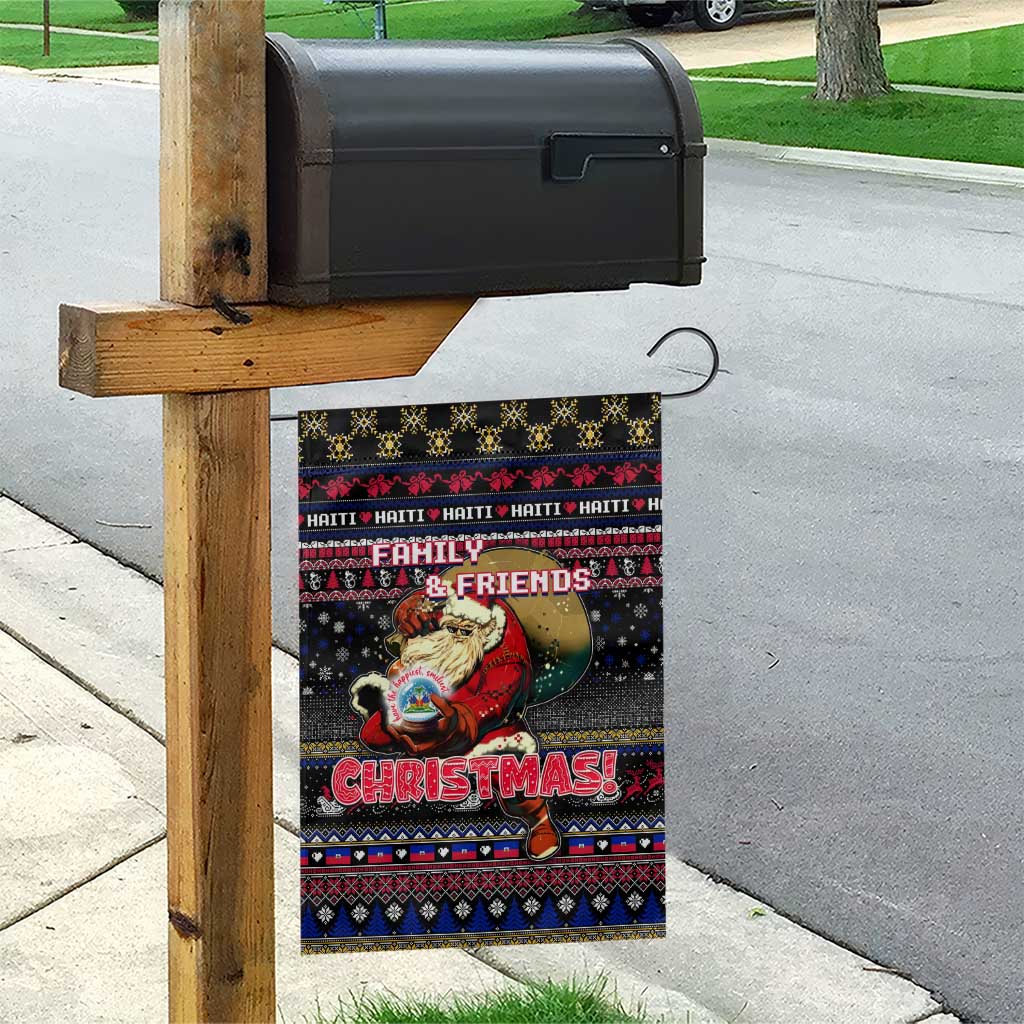 Haiti Garden Flag Merry Christmas Family and Friends - Wonder Print Shop