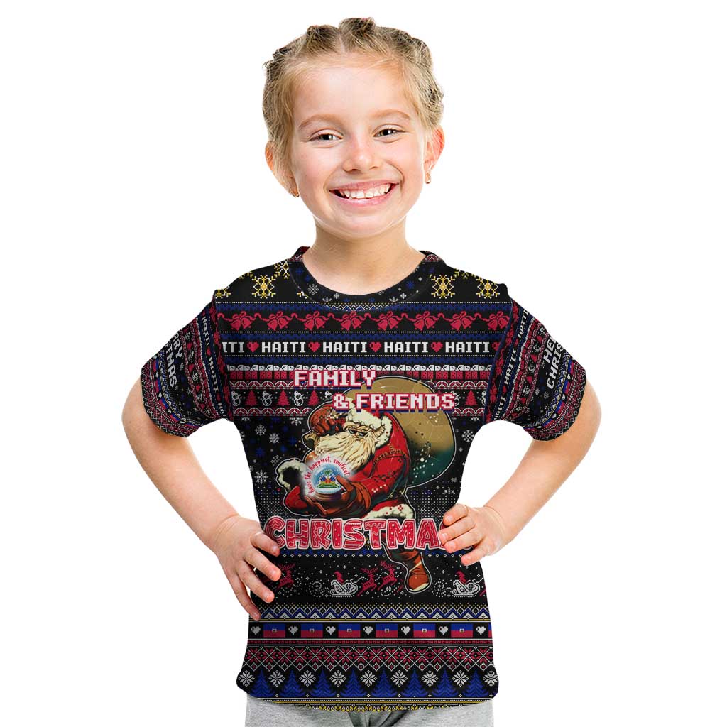 Haiti Kid T Shirt Merry Christmas Family and Friends - Wonder Print Shop