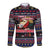 Haiti Long Sleeve Button Shirt Merry Christmas Family and Friends - Wonder Print Shop