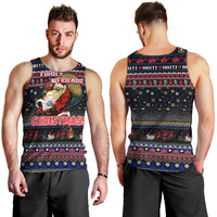 Haiti Men Tank Top Merry Christmas Family and Friends - Wonder Print Shop